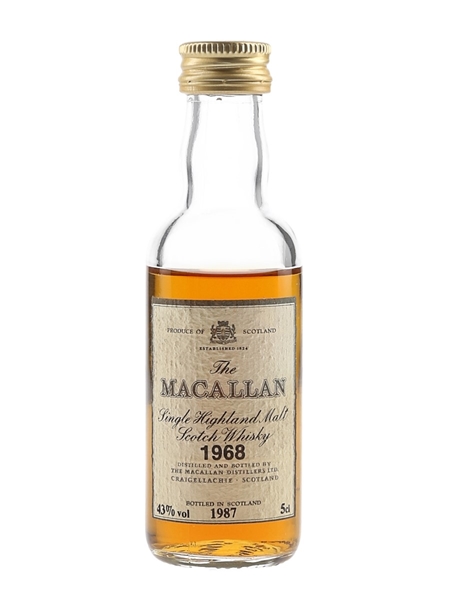 Macallan 1968 Bottled 1987 5cl / 43%