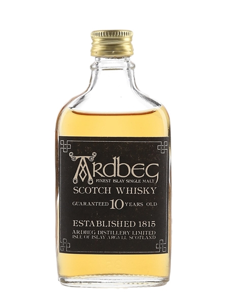 Ardbeg 10 Year Old Bottled 1970s 5cl