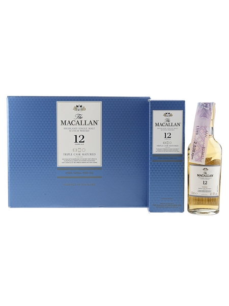 Macallan 12 Year Old Fine Oak Triple Matured 12 x 5cl / 40%