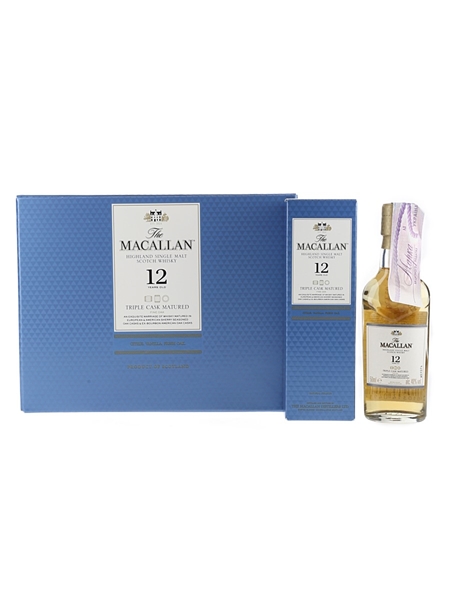 Macallan 12 Year Old Fine Oak Triple Matured 12 x 5cl / 40%