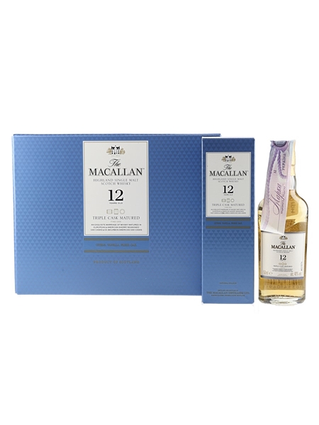 Macallan 12 Year Old Fine Oak Triple Matured 12 x 5cl / 40%