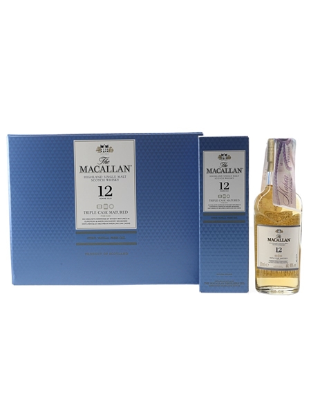 Macallan 12 Year Old Fine Oak Triple Matured 12 x 5cl / 40%