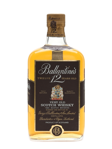 Ballantine's 12 Year Old Bottled 1970s 75cl / 43%