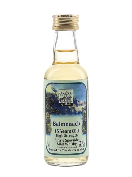 Balmenach 15 Year Old Master Of Malt 5cl / 59.7%