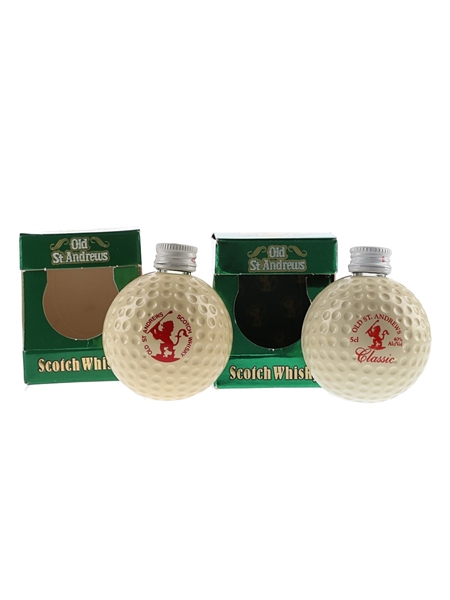 Old St Andrews Golf Ball Miniatures Open Champions 2 x 5cl / 40%