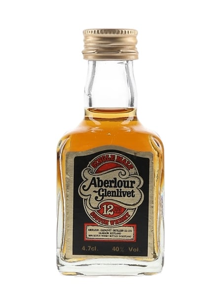 Aberlour Glenlivet 12 Year Old Bottled 1980s 4.7cl / 40%