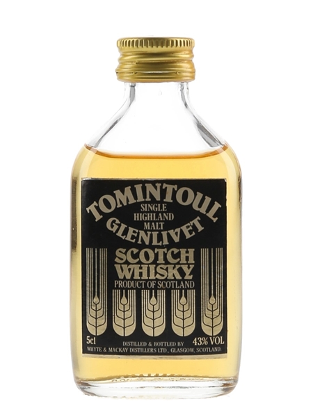 Tomintoul Glenlivet Bottled 1980s 5cl / 43%