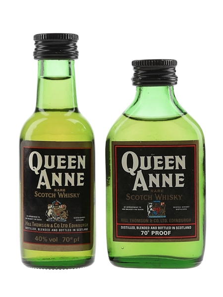 Queen Anne Rare Bottled 1970s 2 x 5cl / 40%