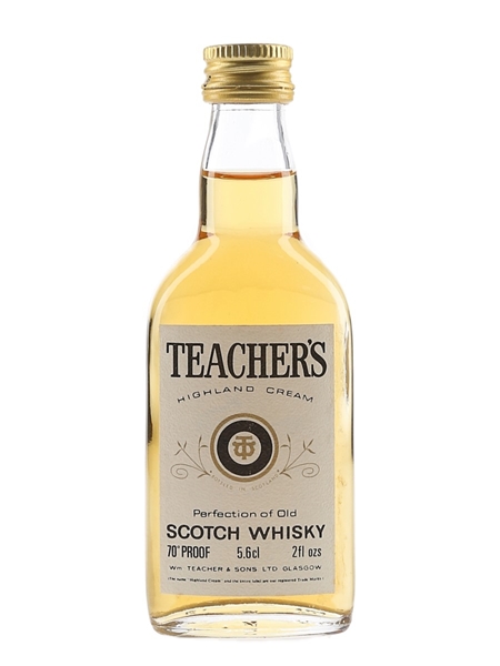 Teacher's Highland Cream Bottled 1970s 5.6cl / 40%