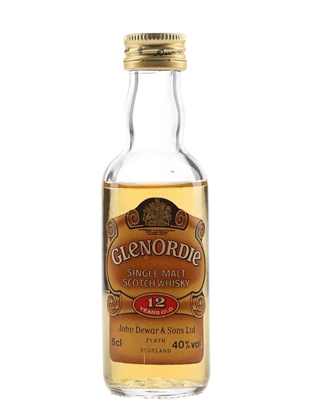 Glenordie 12 Year Old Bottled 1980s 5cl / 40%