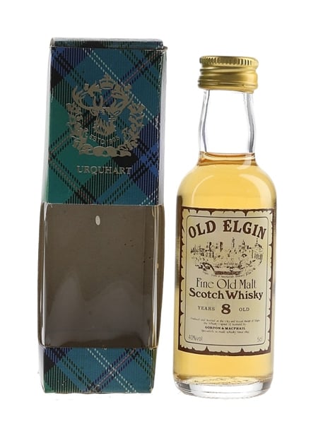 Old Elgin 8 Year Old Bottled 1990s - Gordon & MacPhail 5cl / 40%