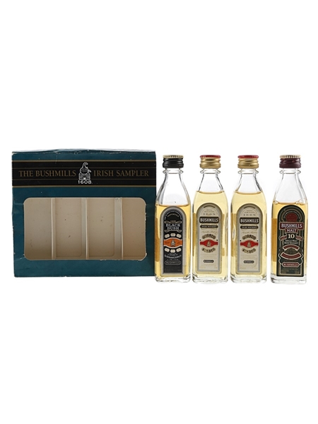 Old Bushmills Irish Sampler Pack Bottled 1990s 4 x 5cl / 40%