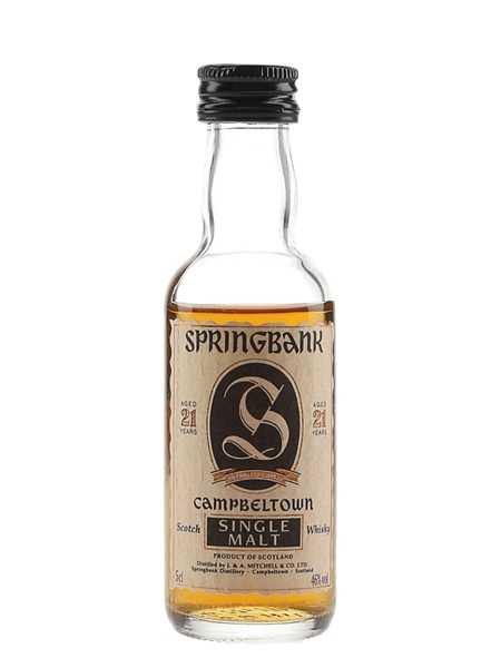 Springbank 21 Year Old Bottled 1990s 5cl / 46%