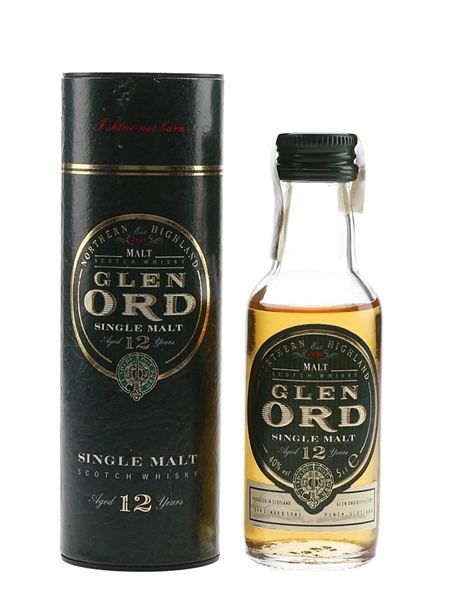 Glen Ord 12 Year Old Bottled 1990s 5cl / 40%