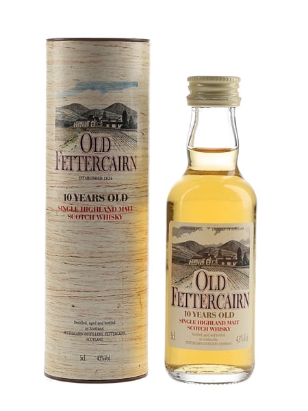 Old Fettercairn 10 Year Old Bottled 1980s 5cl / 43%