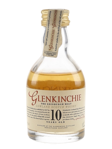 Glenkinchie 10 Year Old Bottled 1990s 5cl / 43%