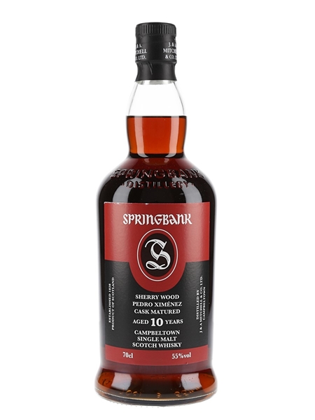 Springbank 10 Year Old Pedro Ximenez Cask Matured Bottled 2022 70cl / 55%