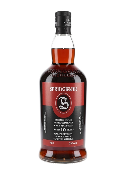 Springbank 10 Year Old Pedro Ximenez Cask Matured Bottled 2022 70cl / 55%