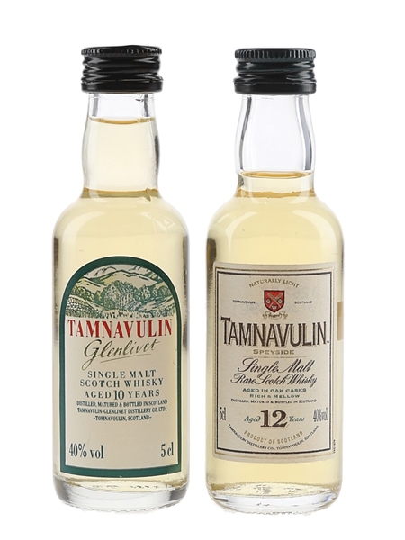 Tamnavulin Glenlivet 10 & Tamnavulin 12 Year Old  2 x 5cl / 40%