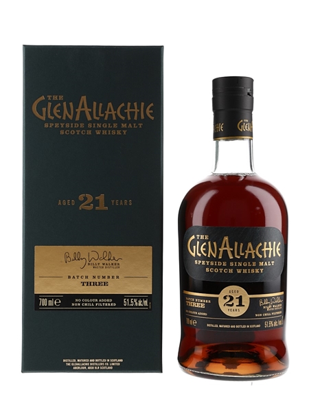 Glenallachie 21 Year Old Batch Number Three Bottled 2022 70cl / 51.5%