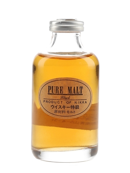 Nikka Pure Malt Black Bottled 1980s 5cl / 43%