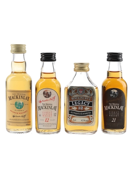 Assorted Mackinlay's Blends  4 x 5cl