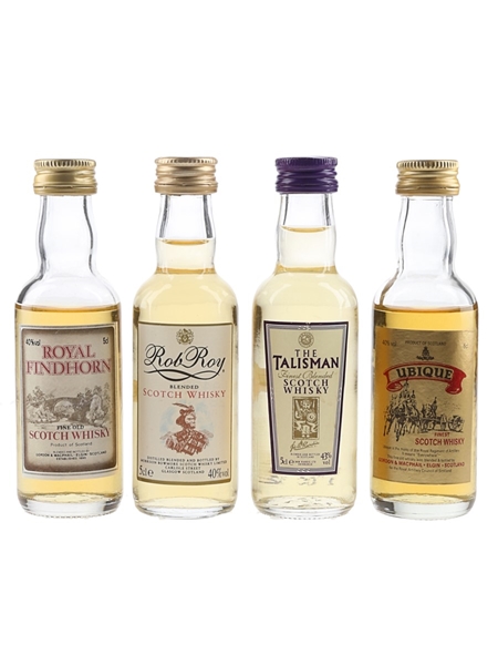 Assorted Blended Scotch Whisky House Of Macduff, John O'Groats, Talisman & Ubique 4 x 5cl