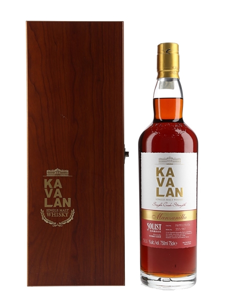 Kavalan Solist Manzanilla Sherry Cask Bottled 2021 70cl / 58.6%