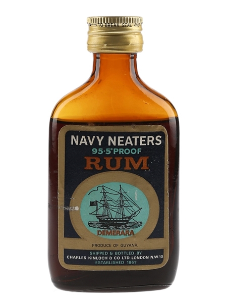 Navy Neaters Demerara Rum Bottled 1960s-1970s 5cl / 54.5%