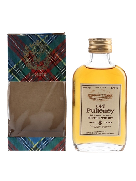 Old Pulteney 8 Year Old Bottled 1980s - Gordon & MacPhail 5cl / 40%