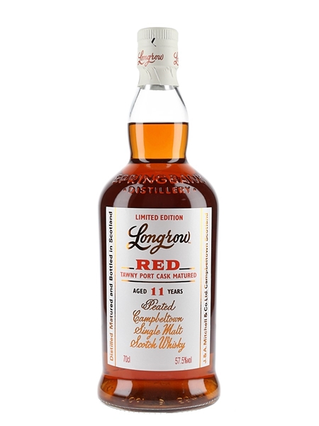 Longrow Red 11 Year Old Tawny Port Matured Bottled 2022 70cl / 57.5%