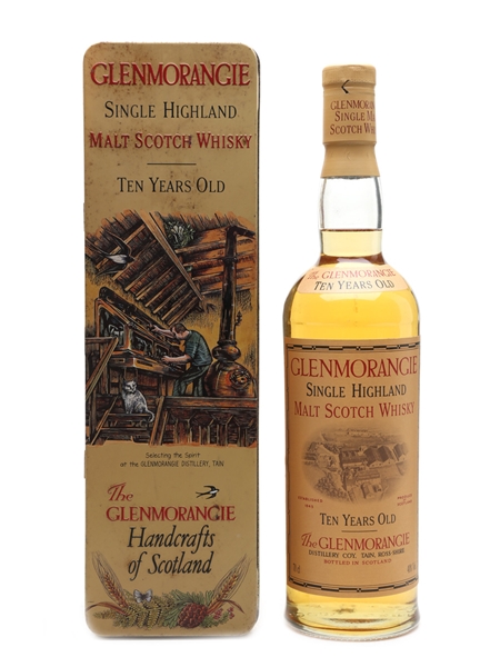 Glenmorangie 10 Year Old Handcrafts Of Scotland Tin 70cl / 40%