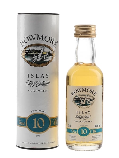 Bowmore 10 Year Old Bottled 1990s 5cl / 43%