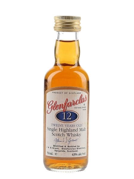 Glenfarclas 12 Year Old Bottled 1990s 5cl / 40%