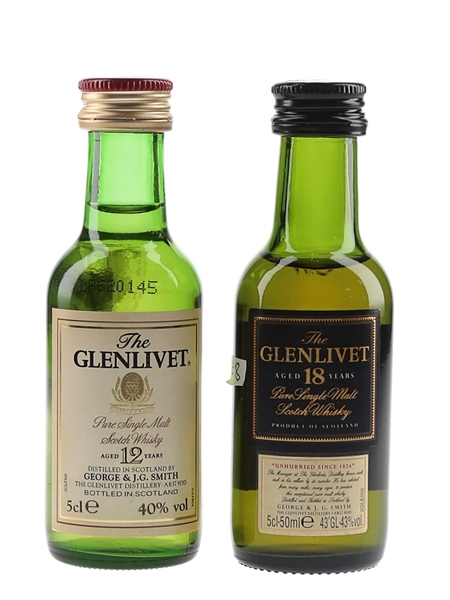 Glenlivet 12 & 18 Year Old  2 x 5cl