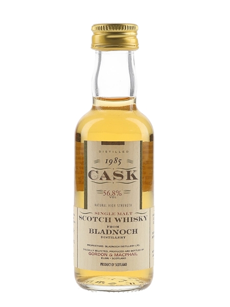 Bladnoch 1985 Cask Strength Bottled 1996 - Gordon & MacPhail 5cl / 56.8%