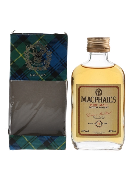 MacPhail's 10 Year Old Bottled 1980s - Gordon & MacPhail 5cl / 40%