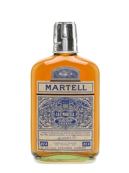 Martell VOP Cognac Bottled 1960s - British European Airways 35cl / 40%