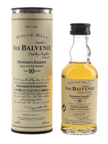 Balvenie 10 Year Old Founder's Reserve Bottled 2000s 5cl / 40%