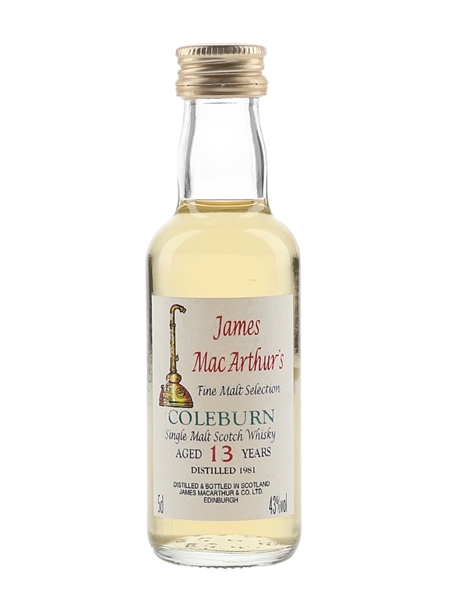 Coleburn 1981 13 Year Old James MacArthur's 5cl / 43%