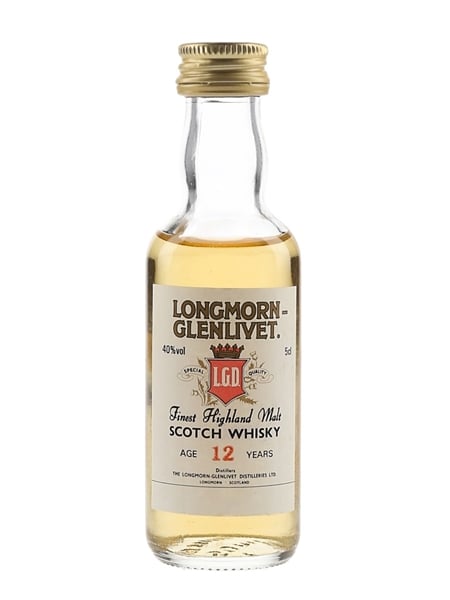 Longmorn Glenlivet 12 Year Old Bottled 1990s - Gordon & MacPhail 5cl / 40%