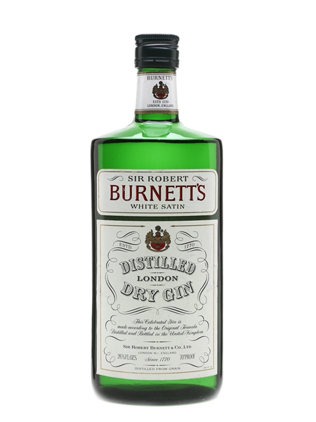 Sir Robert Burnett's White Satin Gin Bottled 1970s 75cl / 40%