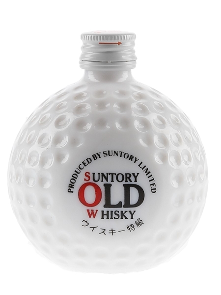 Suntory Old Whisky Bottled 1980s - Golf Ball Bottle 10cl / 43%