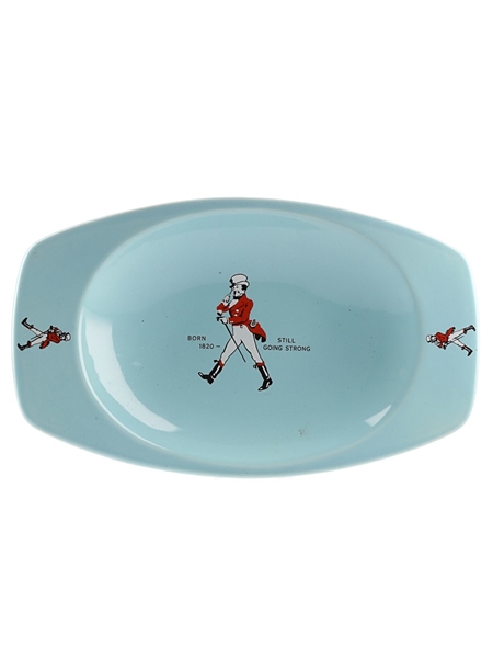 Johnnie Walker Ceramic Dish Born 1820 Still Going Strong - Wade 25cm x 15cm x 4cm