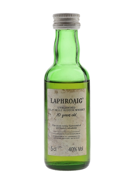 Laphroaig 10 Year Old Bottled 1980s-1990s - Pre Royal Warrant 5cl / 40%