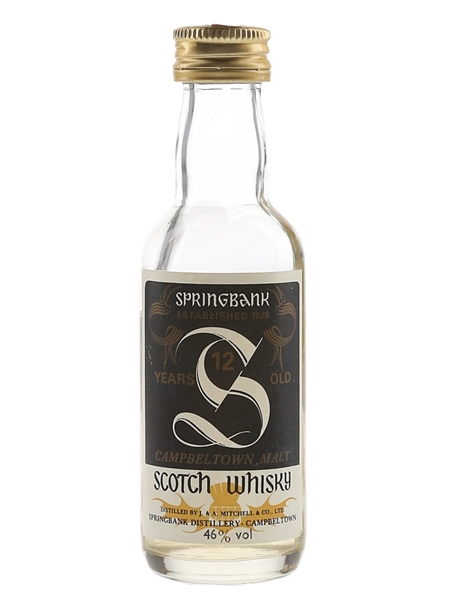 Springbank 12 Year Old Bottled 1980s 5cl / 46%