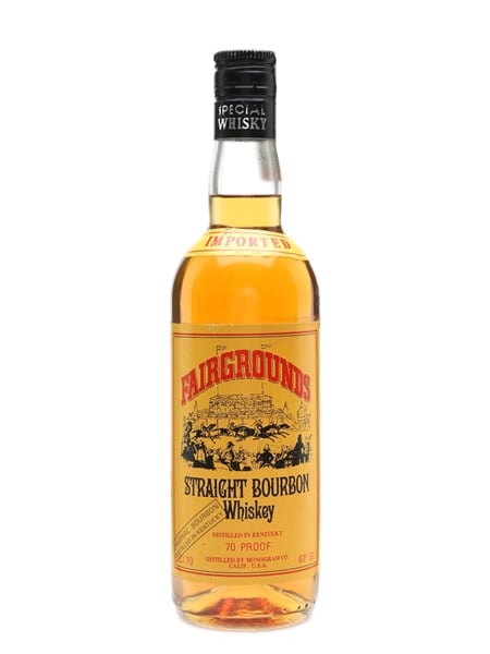 Fairgrounds Straight Bourbon Whiskey 1990s 70cl / 40%