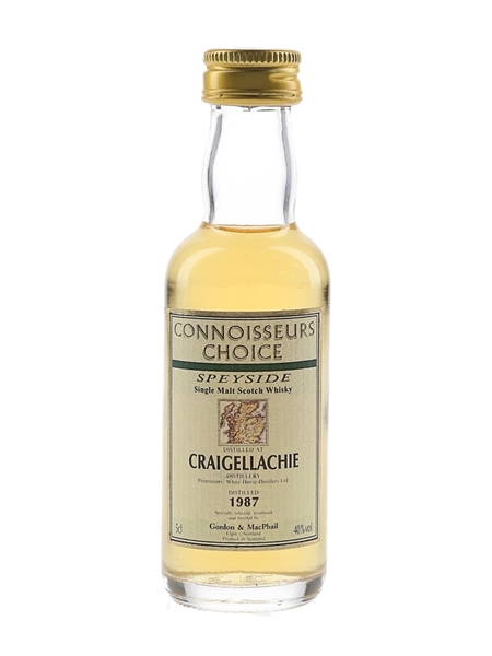 Craigellachie 1987 Connoisseurs Choice Bottled 2000s - Gordon & MacPhail 5cl / 40%