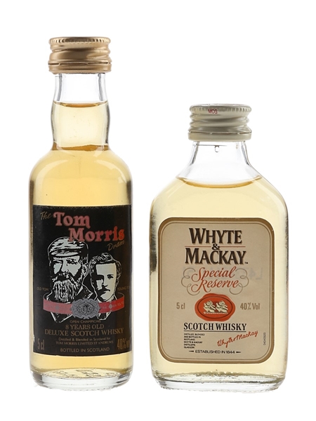 Tom Morris Dram 8 Year Old & White & Mackay  2 x 5cl / 40%