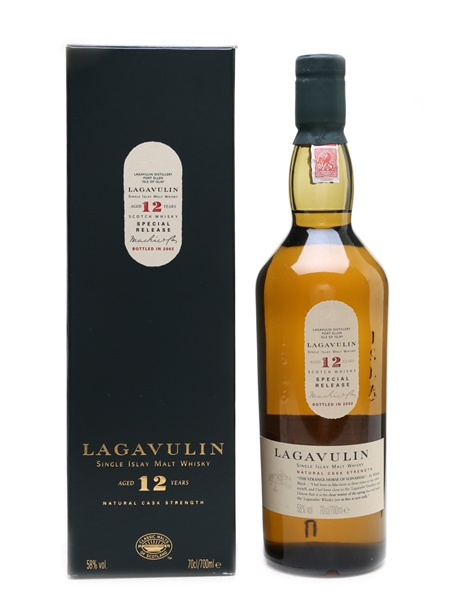 Lagavulin 12 Year Old Natural Cask Strength Special Releases 2002 - 1st Release 70cl / 58%